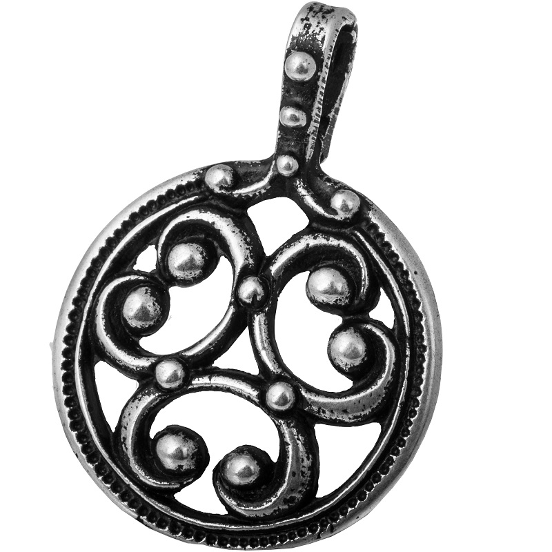 

Амулет кулон Трилистник Semantic Jewelry Серебрение 2.9 x 4.0 x 0.2 см