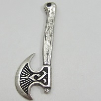 

Амулет кулон Боевой Топор Секира Semantic Jewelry Серебрение 4.7 x 1.7 x 0.2 см