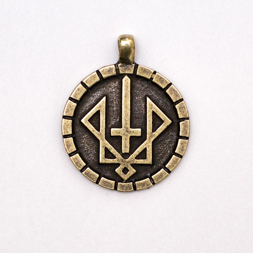 

Амулет кулон Руевит Semantic Jewelry Бронзовое покрытие 2.5 x 3.0 x 0.2 см