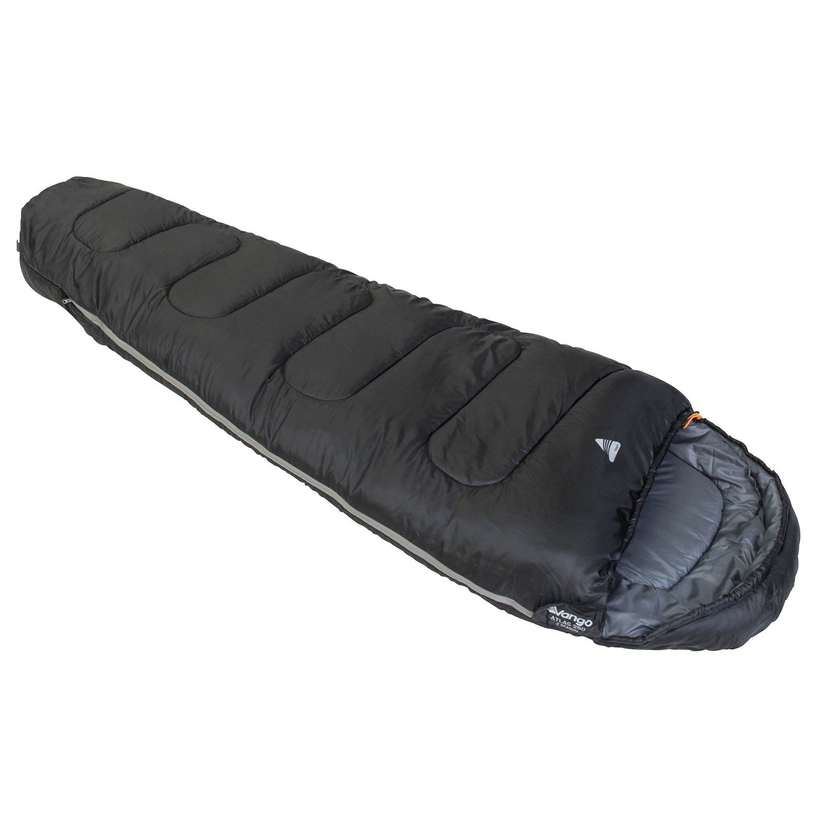 

Спальный мешок Vango Atlas 250/+2°C Black Left (SBPATLAS B05163)