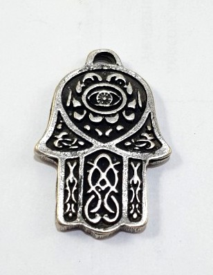 

Амулет кулон Рука Защиты Semantic Jewelry Серебрение 3.0 x 2.3 x 0.3 см