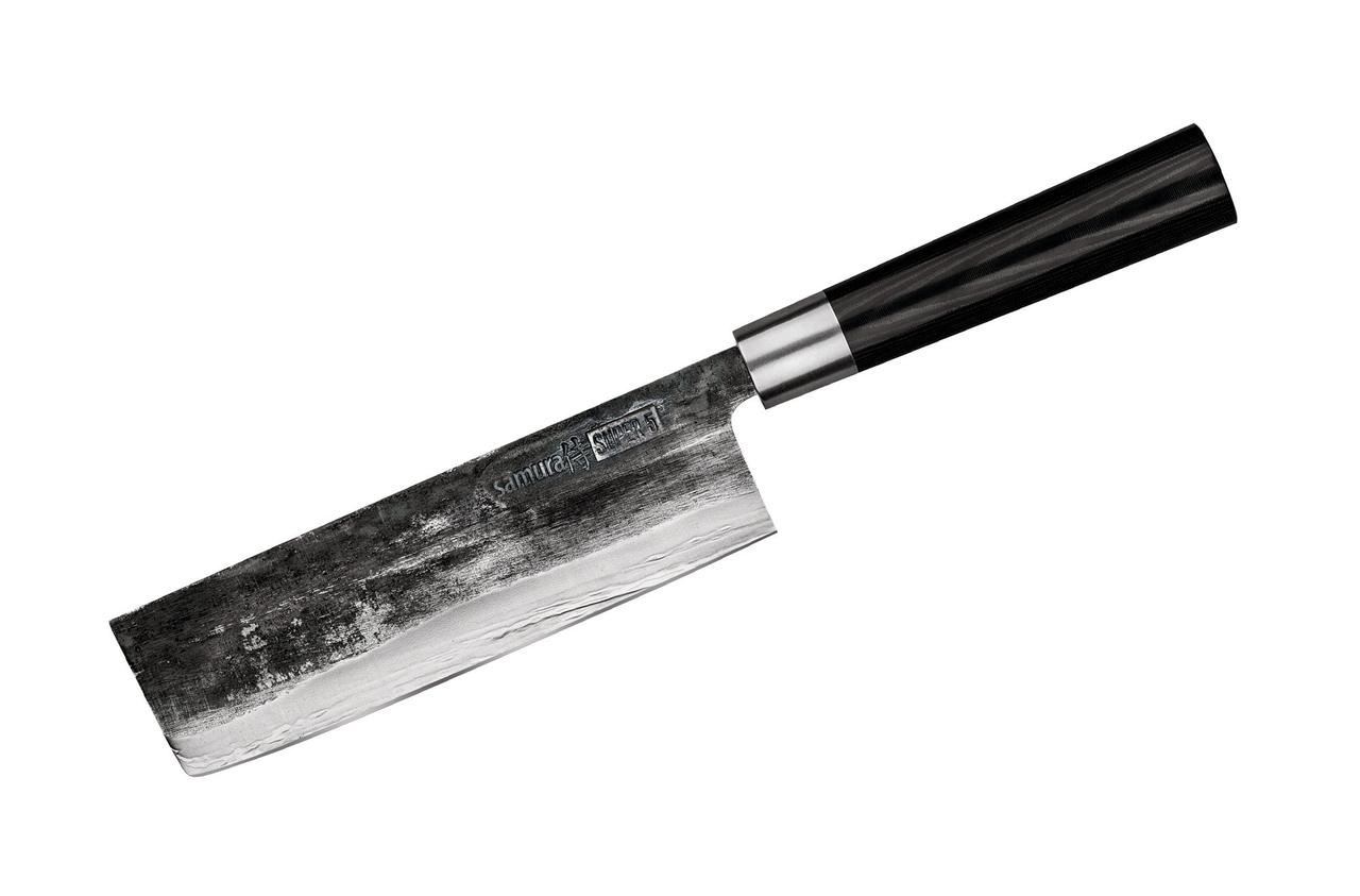 

Нож кухонный овощной Накири Samura Super 5, 171 мм