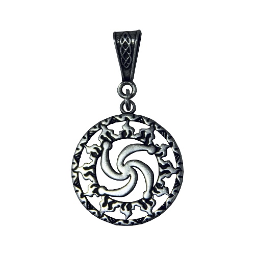 

Амулет кулон Символ Рода в Cолнечном круге Semantic Jewelry Cеребрение 5.0 x 2.8 x 0.2 см