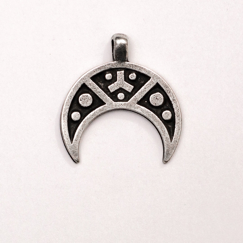 

Амулет кулон Лунница Semantic Jewelry Серебрение 2.5 x 2.5 x 0.2 см