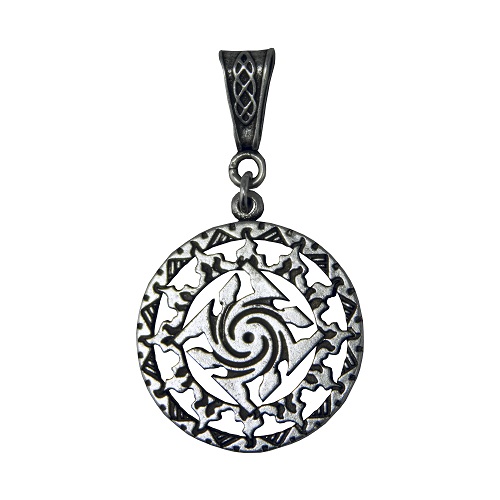 

Амулет кулон Гаруда в Солнечном круге Semantic Jewelry Серебрение 5.0 x 2.8 x 0.2 см