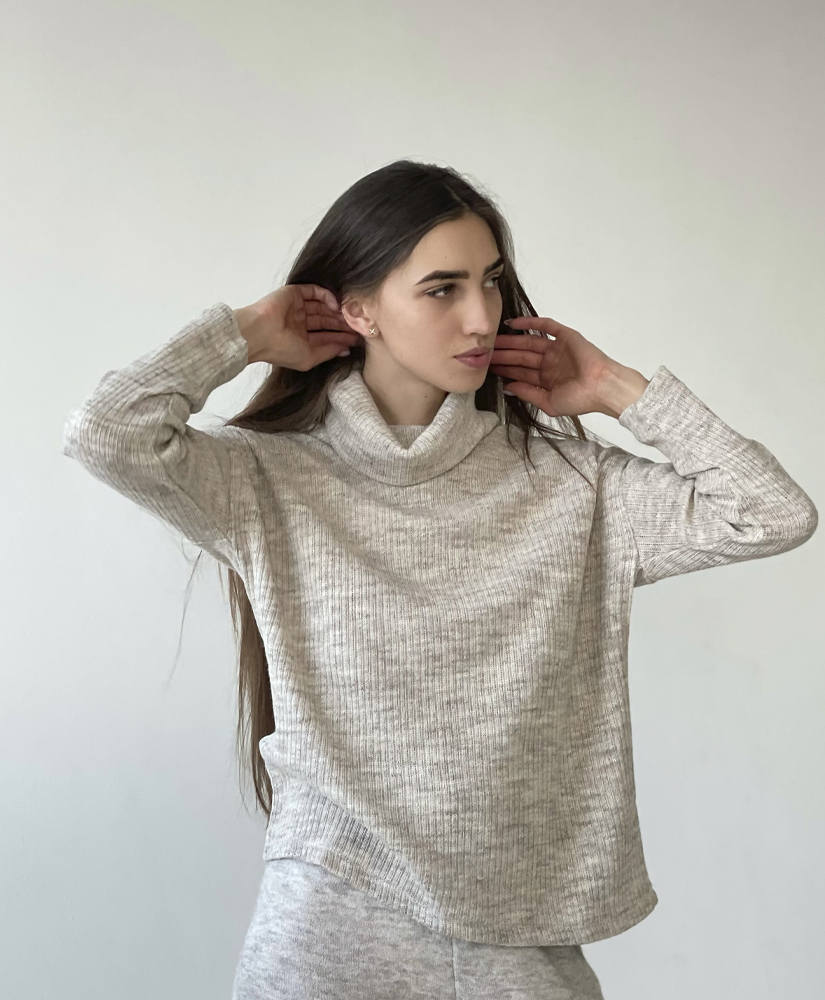 

Светр Lefties LFT1602312 XL Бежевий
