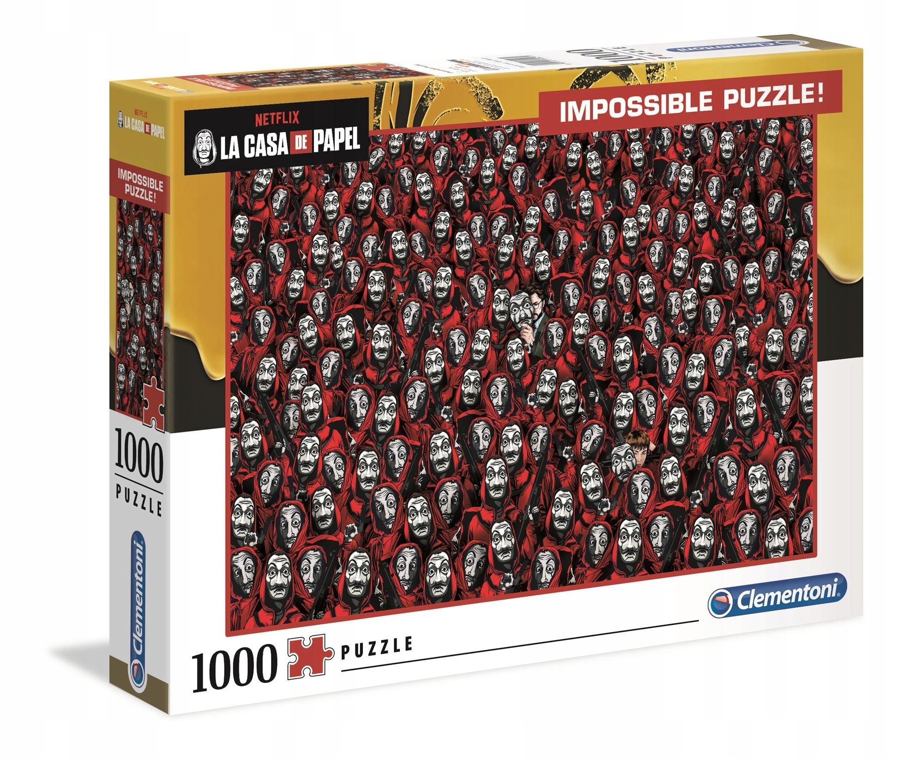 

Пазлы Clementoni Нетфлікс Бумажный дом 1000 ел.