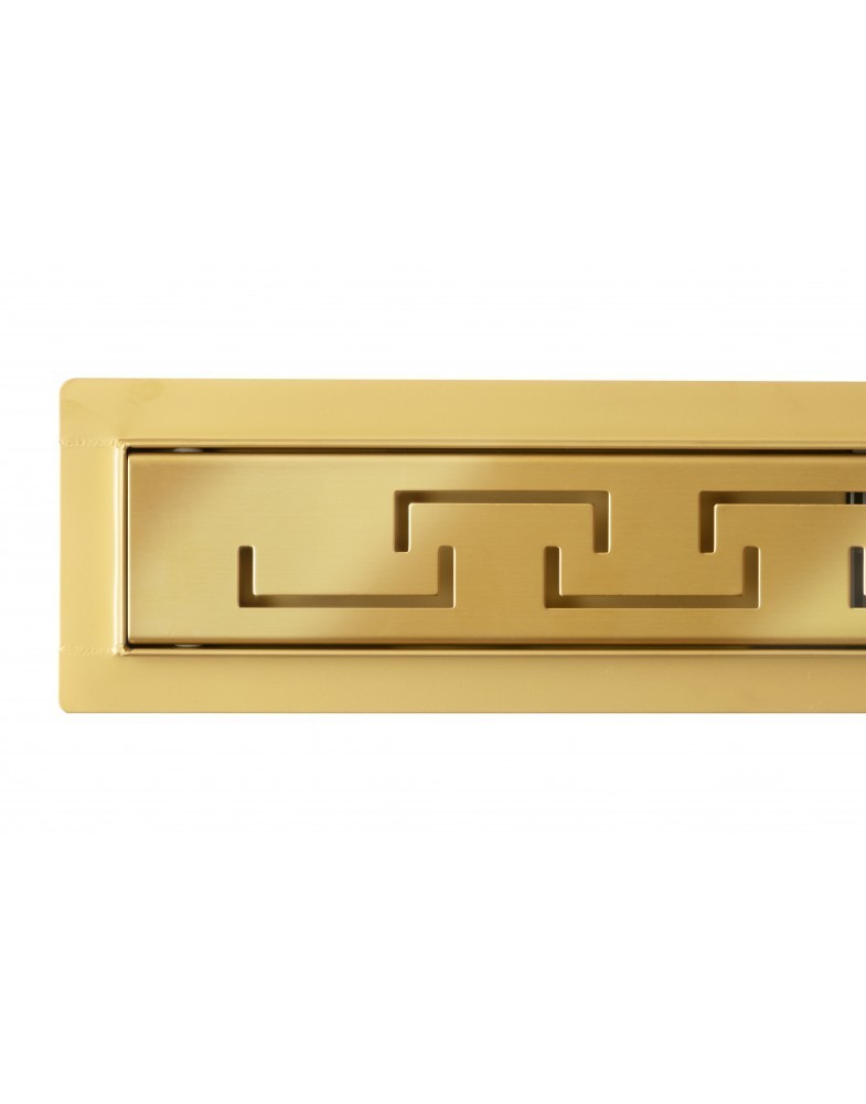 

Трап для душа Epelli Grande D'oro 70 cm из нержавеющей стали, золотой, с комбинированным затвором