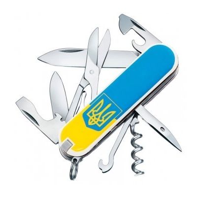 

Складной нож Victorinox CLIMBER UKRAINE 1.3703.7R3