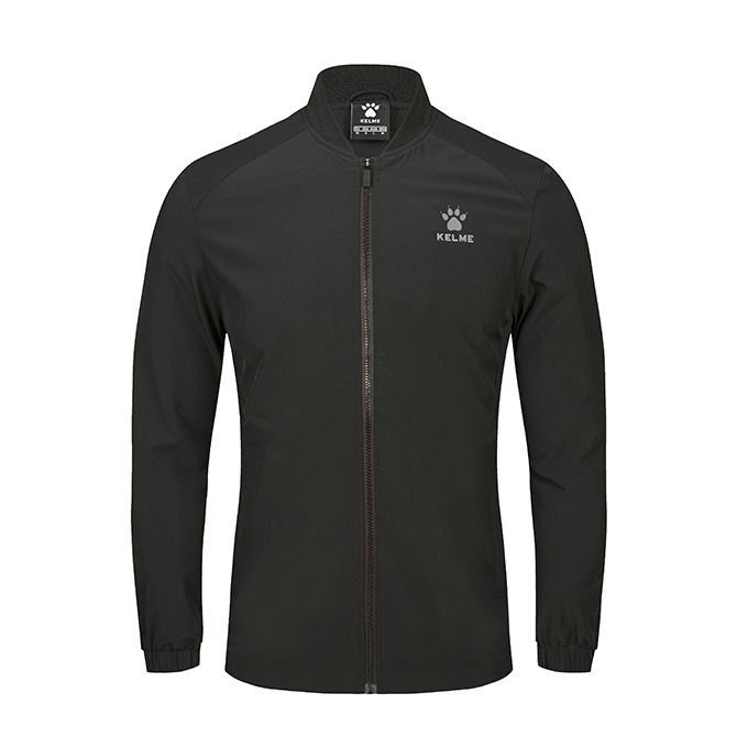 

Олимпийка (мастерка) Kelme Men's woven jacket черная M 3891228.9000