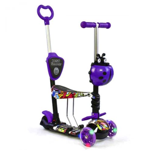 

Самокат с ручкой MiC "Best Scooter" Алюминиевый
