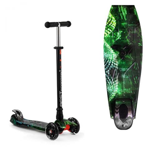 

Самокат четырехколесный "Best Scooter", зеленый