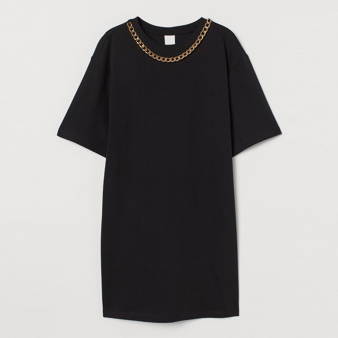 

Платье H& 0946800_чер.зол.цеп  Черное, Платье H&M 0946800_чер.зол.цеп M Черное