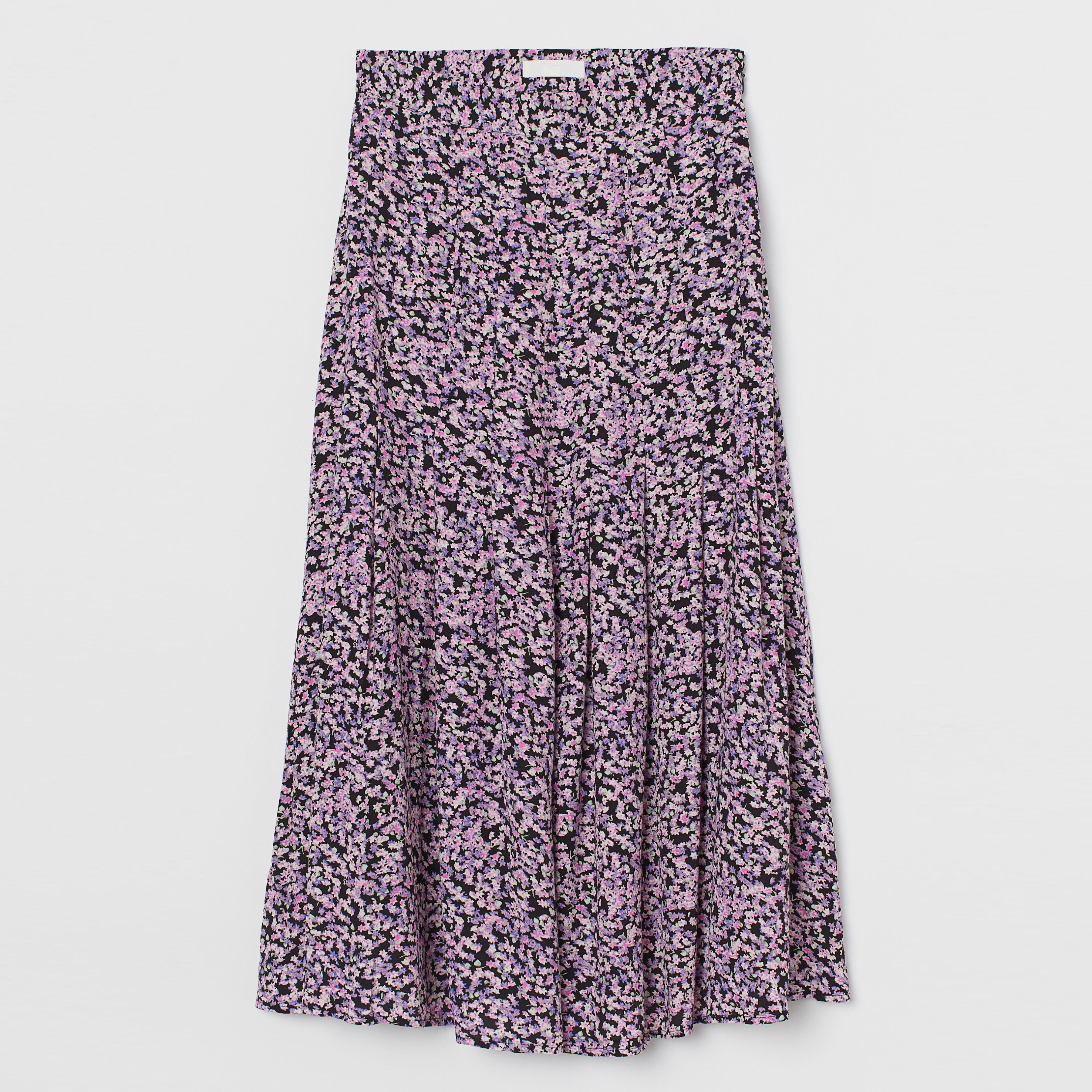 

Юбка H&M 0923460_цветы фиолот 38 Фиолетовая