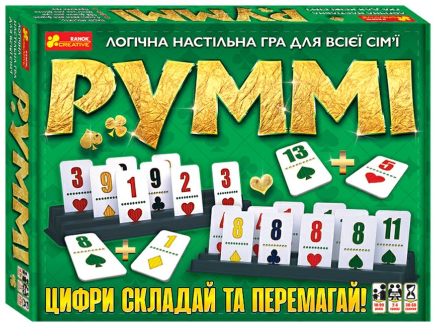

Логічна настільна гра "Руммі" 1982У