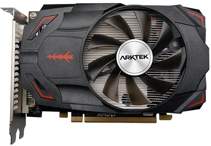 

Arktek PCI-Ex Radeon RX 550 4GB GDDR5 (128bit) (1287/7000) (DVI, HDMI, DisplayPort) (AKR550D5S4GH1)