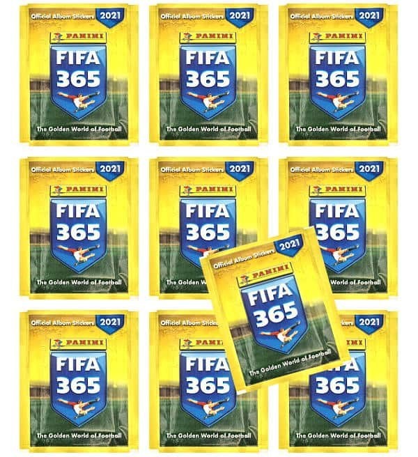 

30 пакетиков наклеек Panini FIFA 365 2021