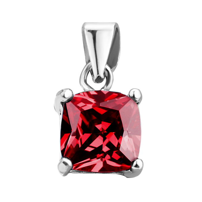 

Серебряный кулон с гранатом 000135854