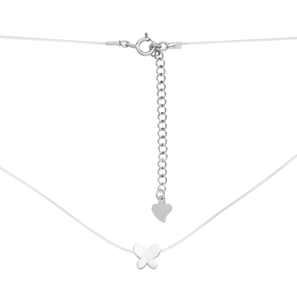 

Серебряное колье на леске 000106839 35 размера