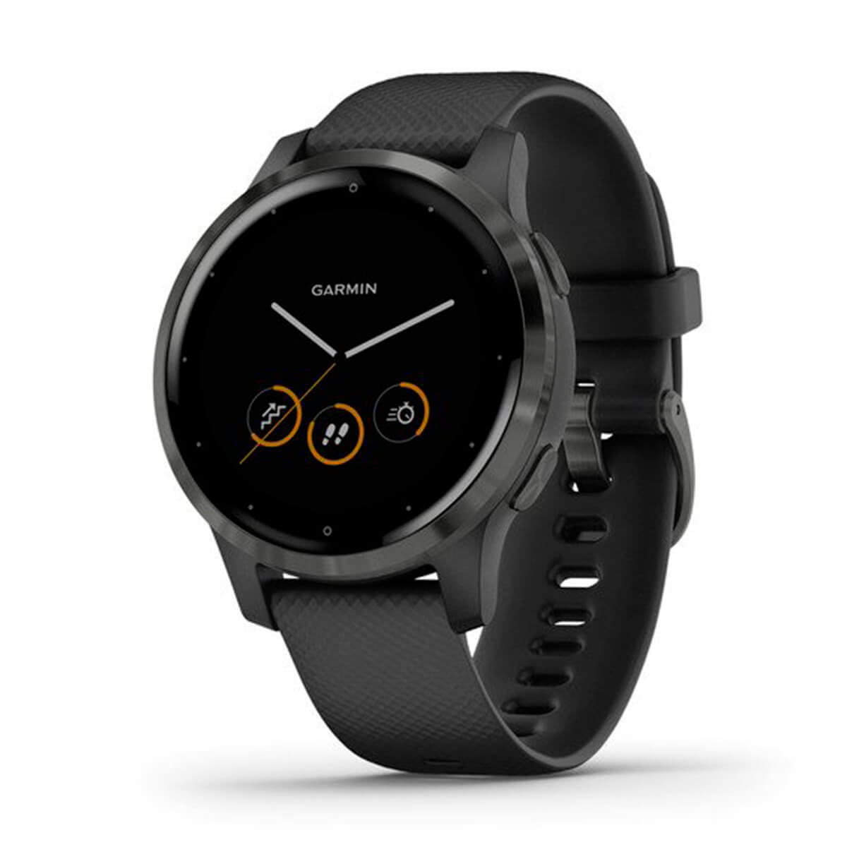 

Спортивные часы GARMIN Vivoactive 4S Slate Stainless Steel Bezel with Black Case and Silicone Band
