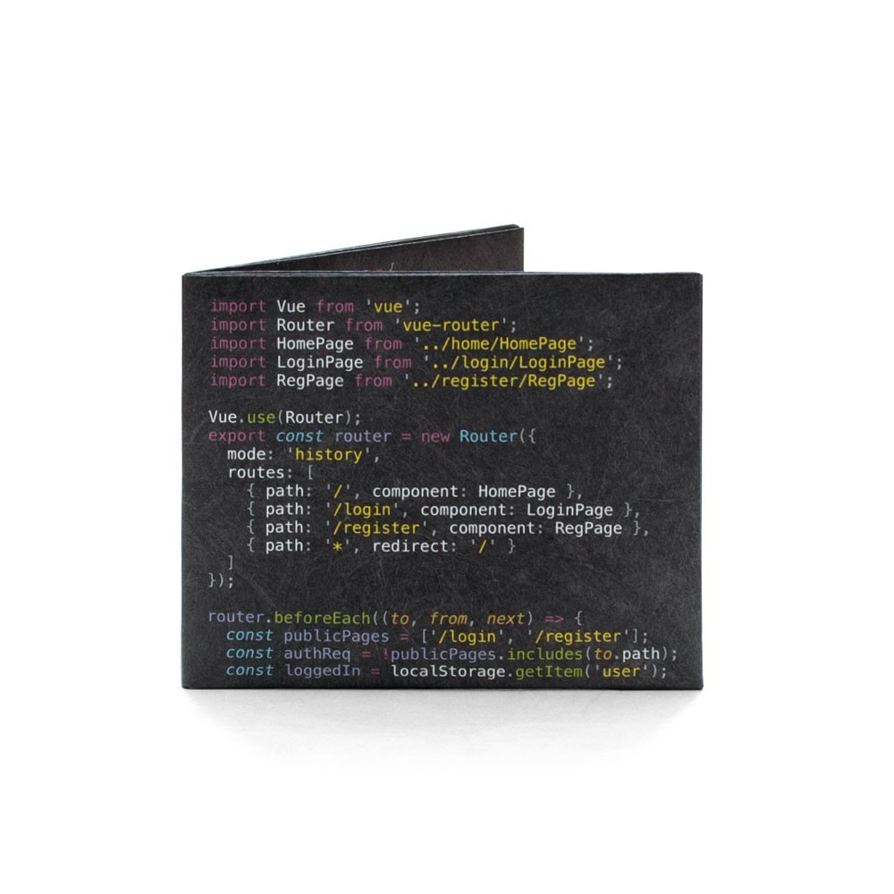 

Кошелек из Тайвека «JavaScript»