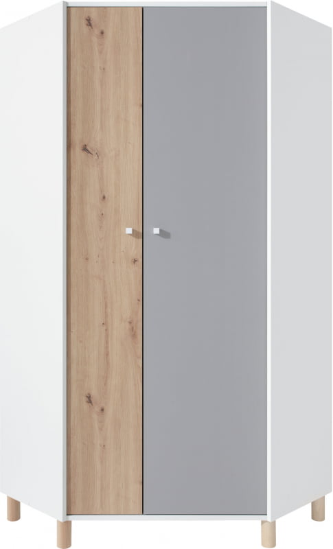 

Шкаф угловой для молодежной комнаты Faro Meblar 90x190x90 085113