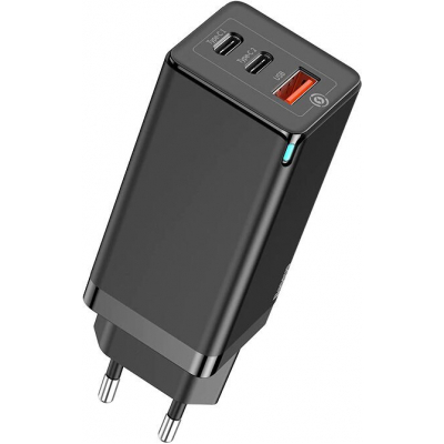 

Зарядное устройство Baseus GaN2 Pro QC 2C+U 65W + Cable Type-C 100W black (CCGAN2P-B01)