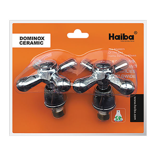

Ручки с кранбуксами (пара) HAIBA DOMINOX (керамика) (HB0576)