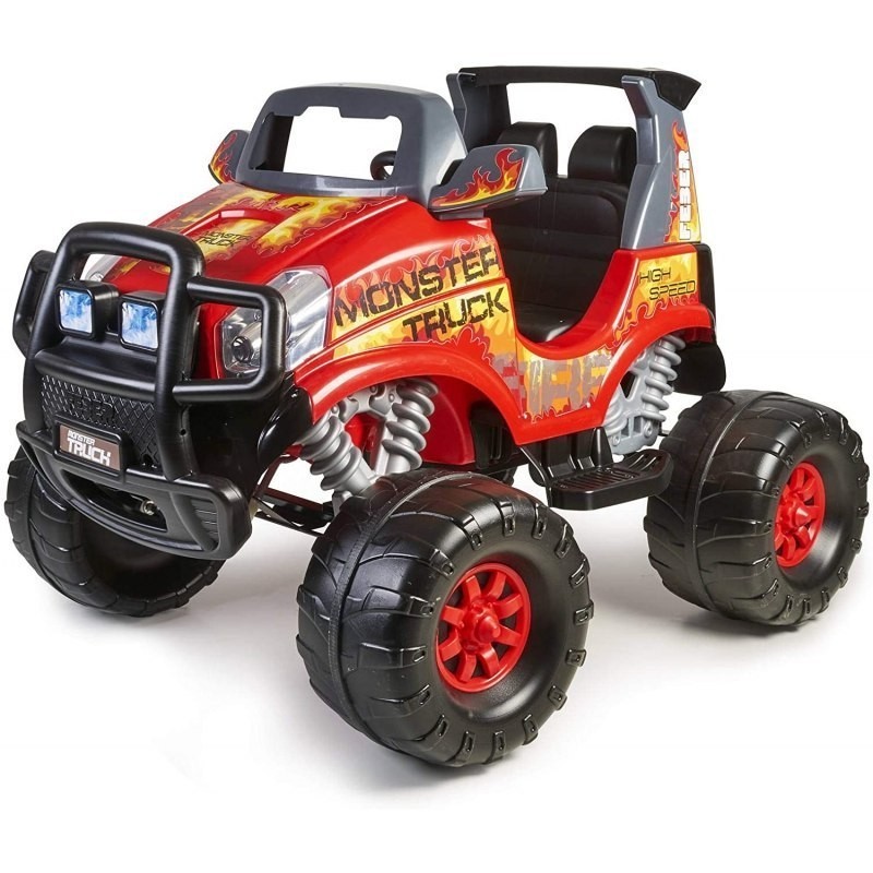 

Электромобиль-внедорожник Feber Monster Truck 12 В красный 3+, 12464