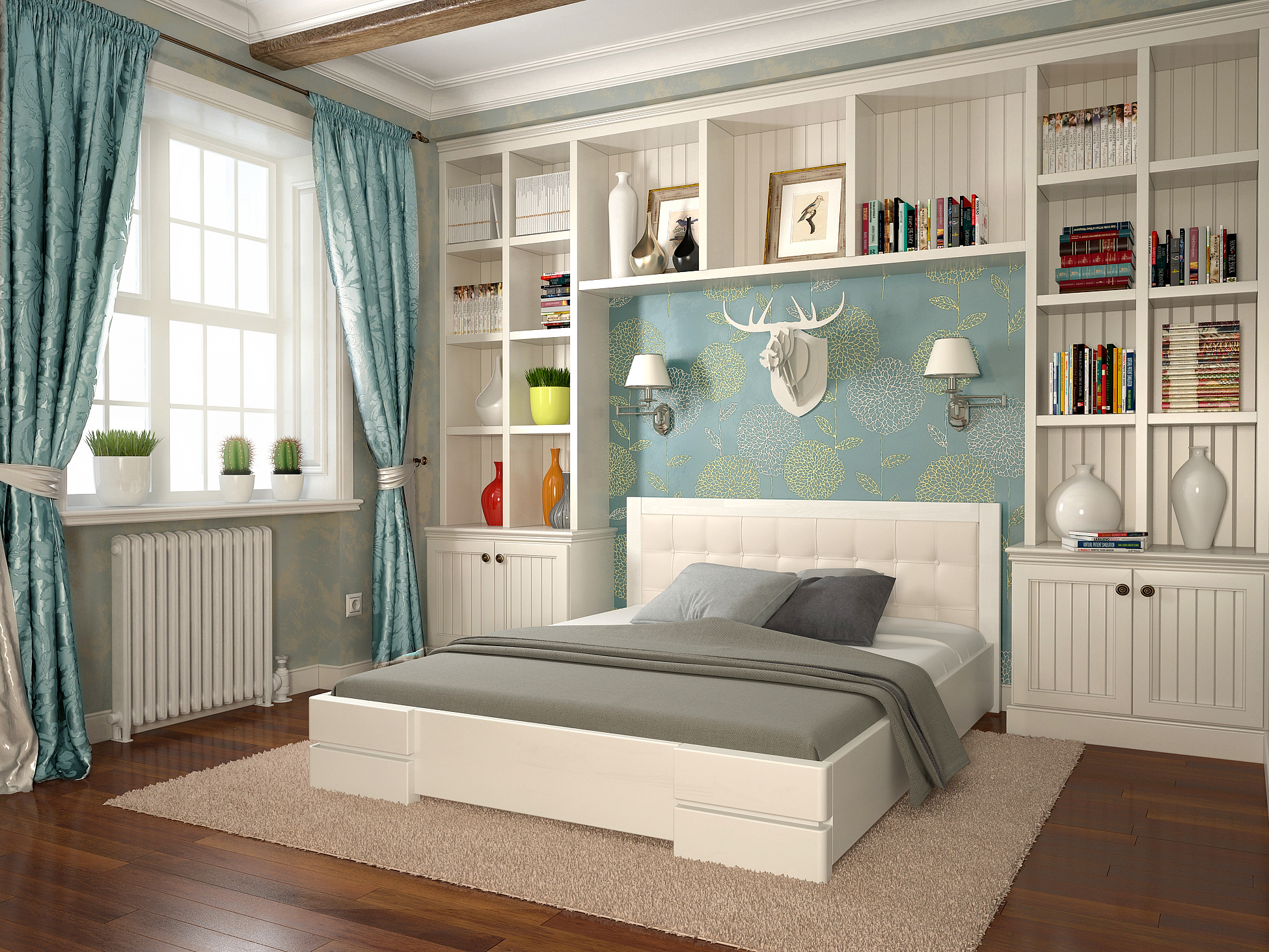 

Кровать Arbordrev Регина (160*200) бук Белый