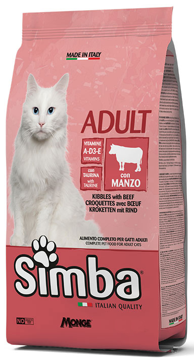 

Корм для кошек Simba Cat яловичина 5 кг (70016094P)