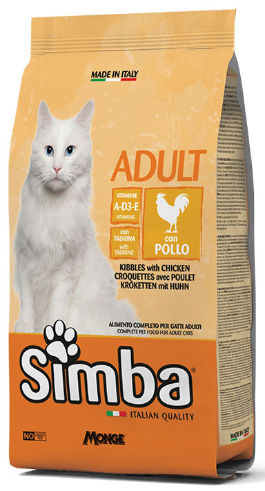

Корм для кошек Simba cat курка 5 кг (70016100P)