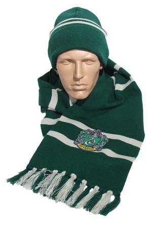 

Шарф и шапка Слизерин набор 026211 взрослый