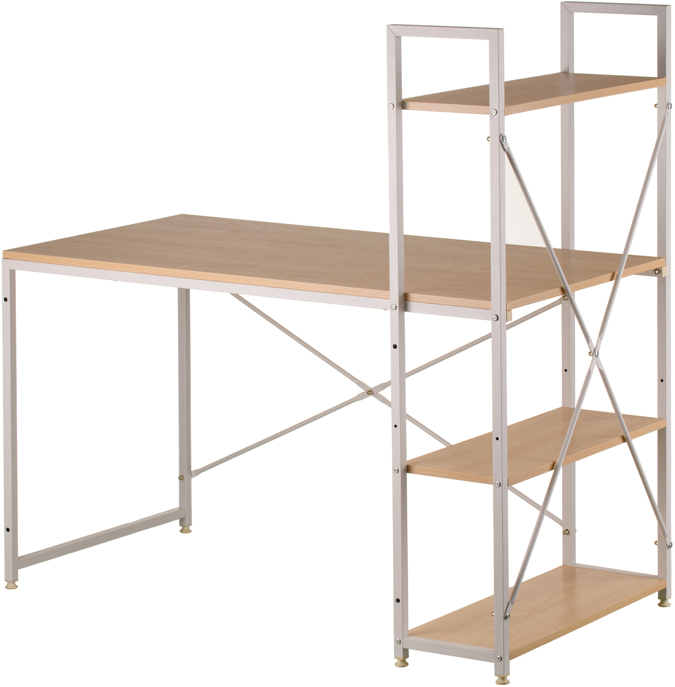

Стол с стеллажом Special4You CROSS 1200 х 600 х 1210 мм Beige
