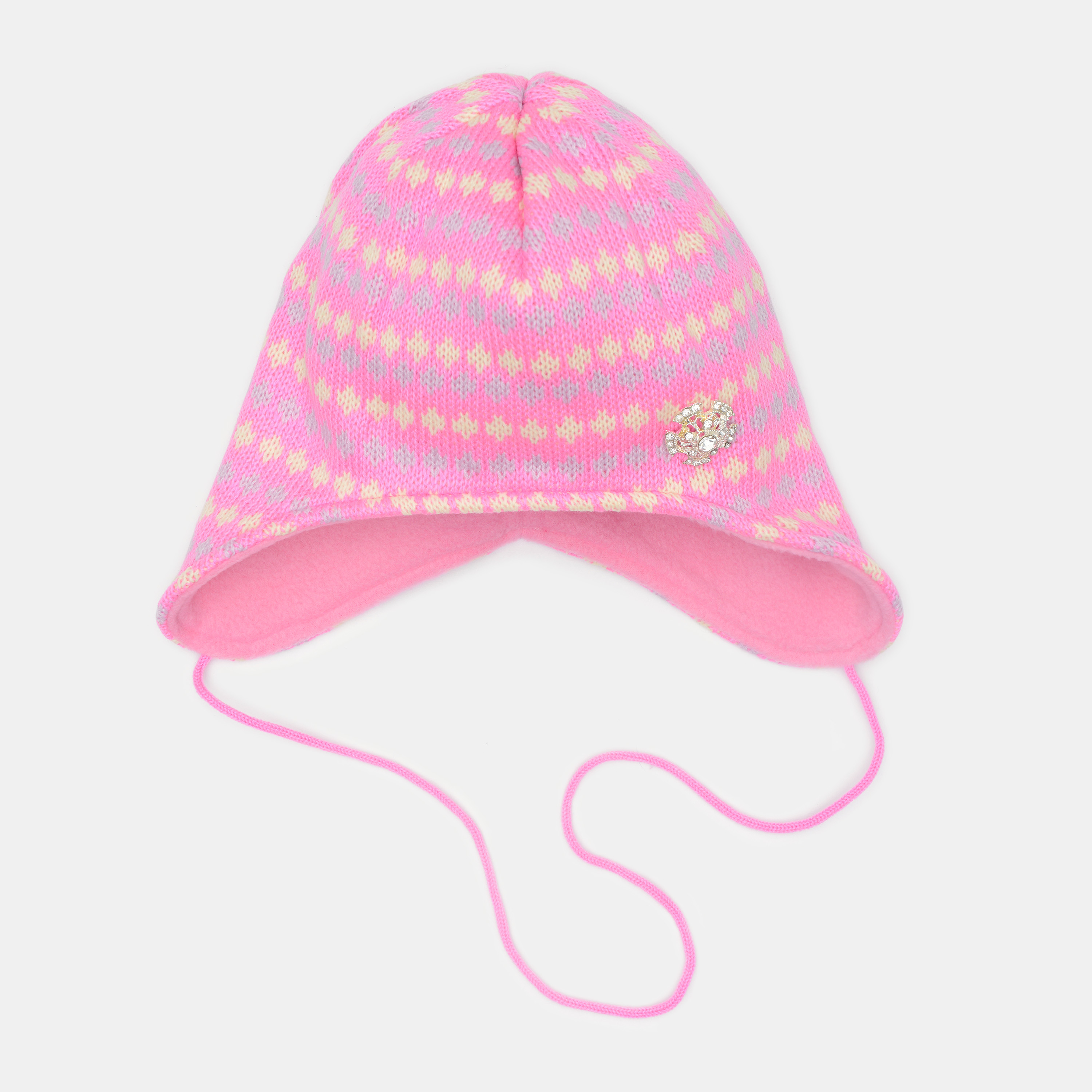 

Зимняя шапка Babasik Марія-2 50-52 см Розовая