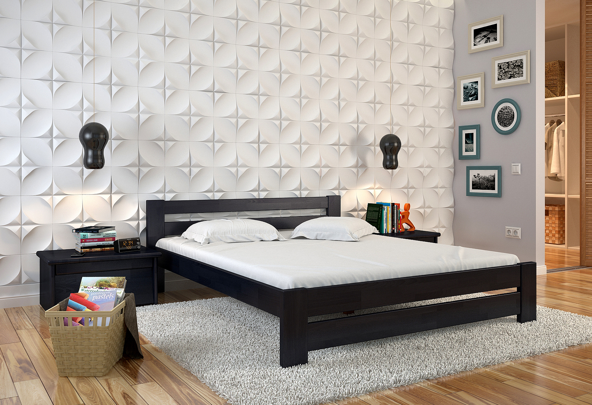 

Кровать Arbordrev Симфония (160*190) сосна Венге