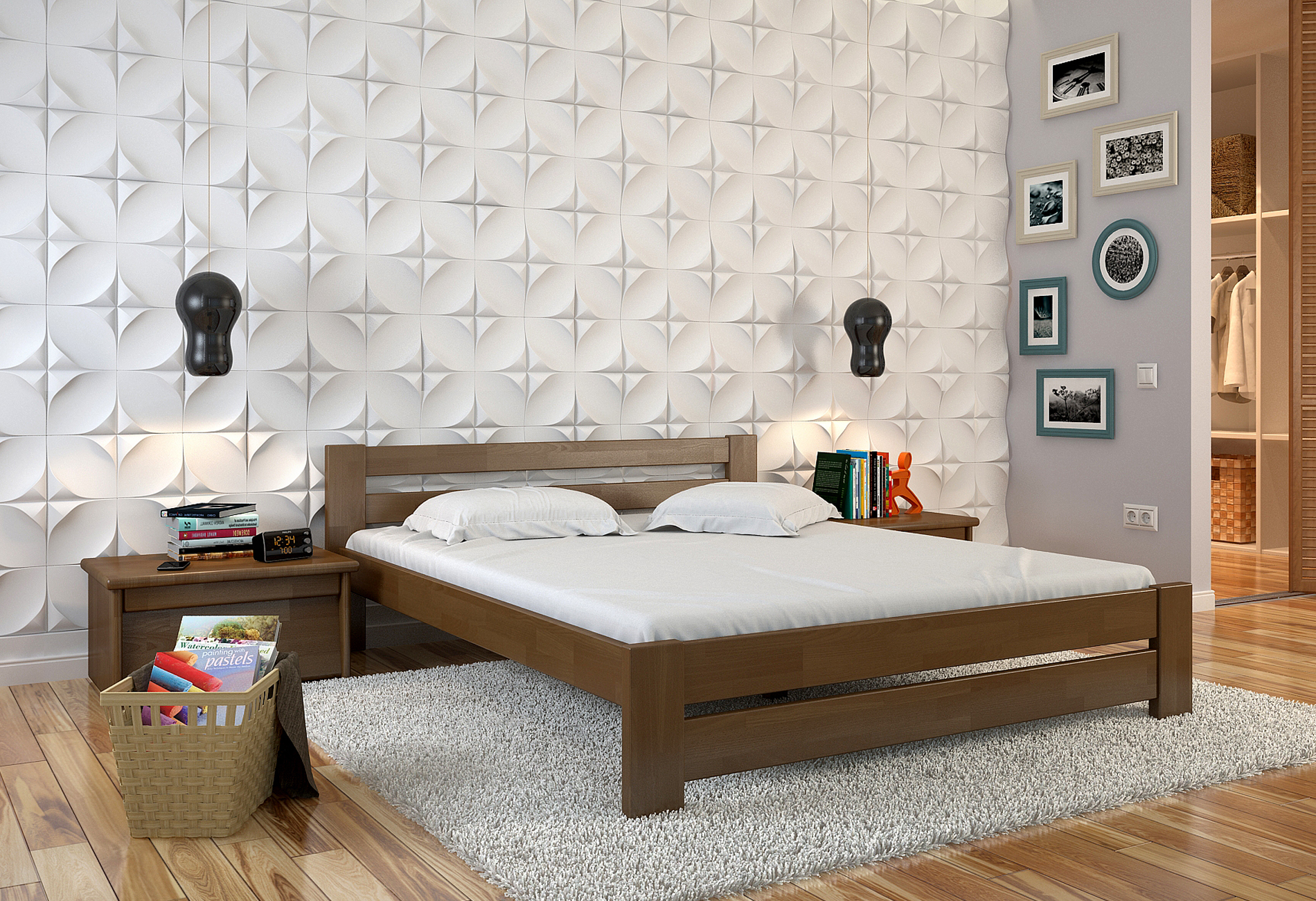 

Кровать Arbordrev Симфония (120*200) бук Орех
