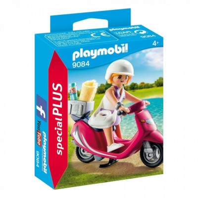 

Конструктор Playmobil Посетитель пляжа со скутером (6081018)