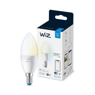 

Умная лампочка WiZ E14 (40W 400Lm) C37 2700-6500K Wi-Fi