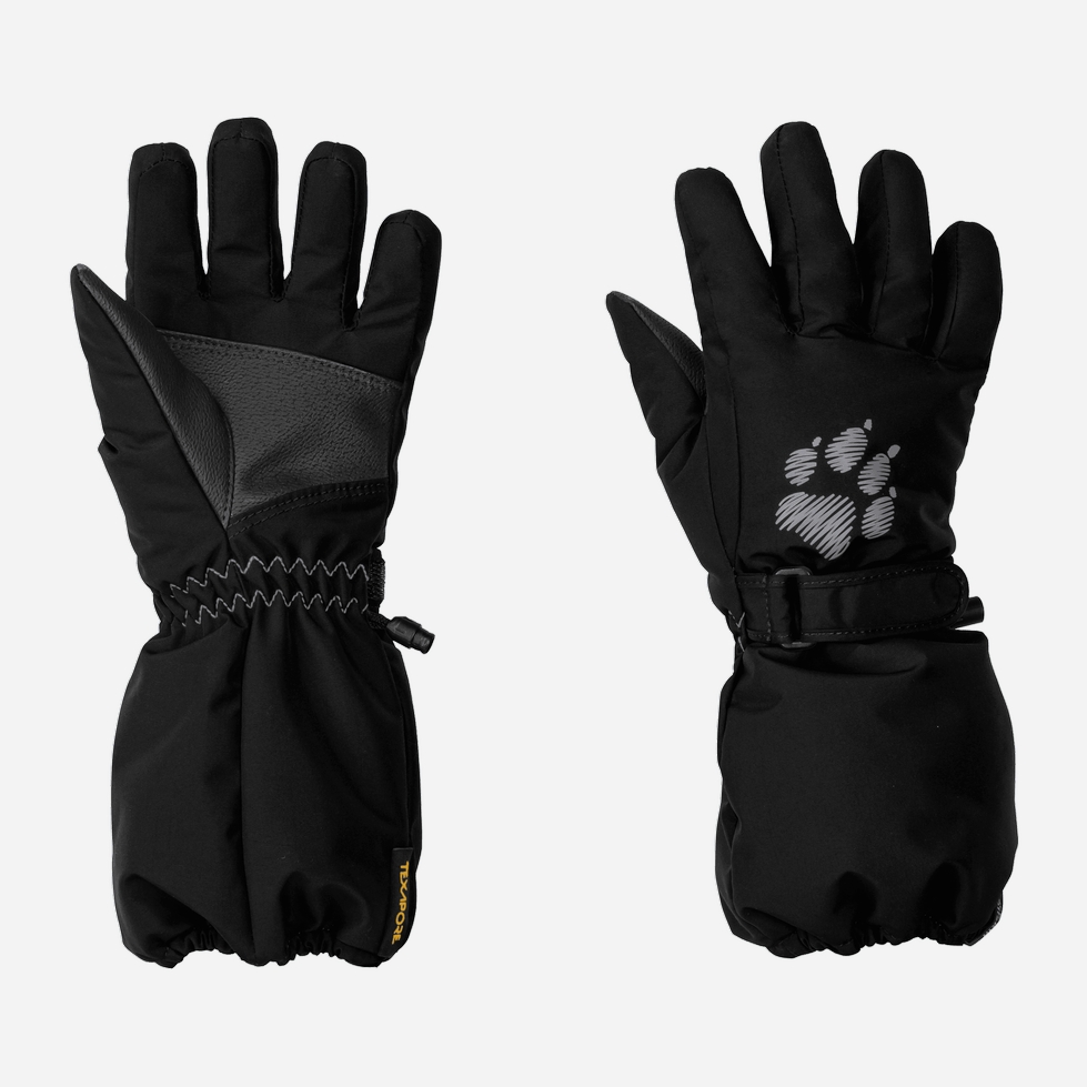 

Перчатки Jack Wolfskin Texapore Glove Kids 1908302-6000 9-10 лет Черные