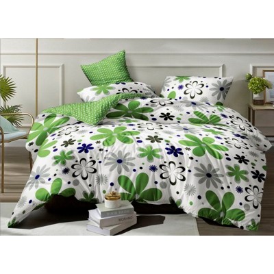 

Постельное белье MirSon Сатин Premium 22-1262 Green Summer 143х210х2