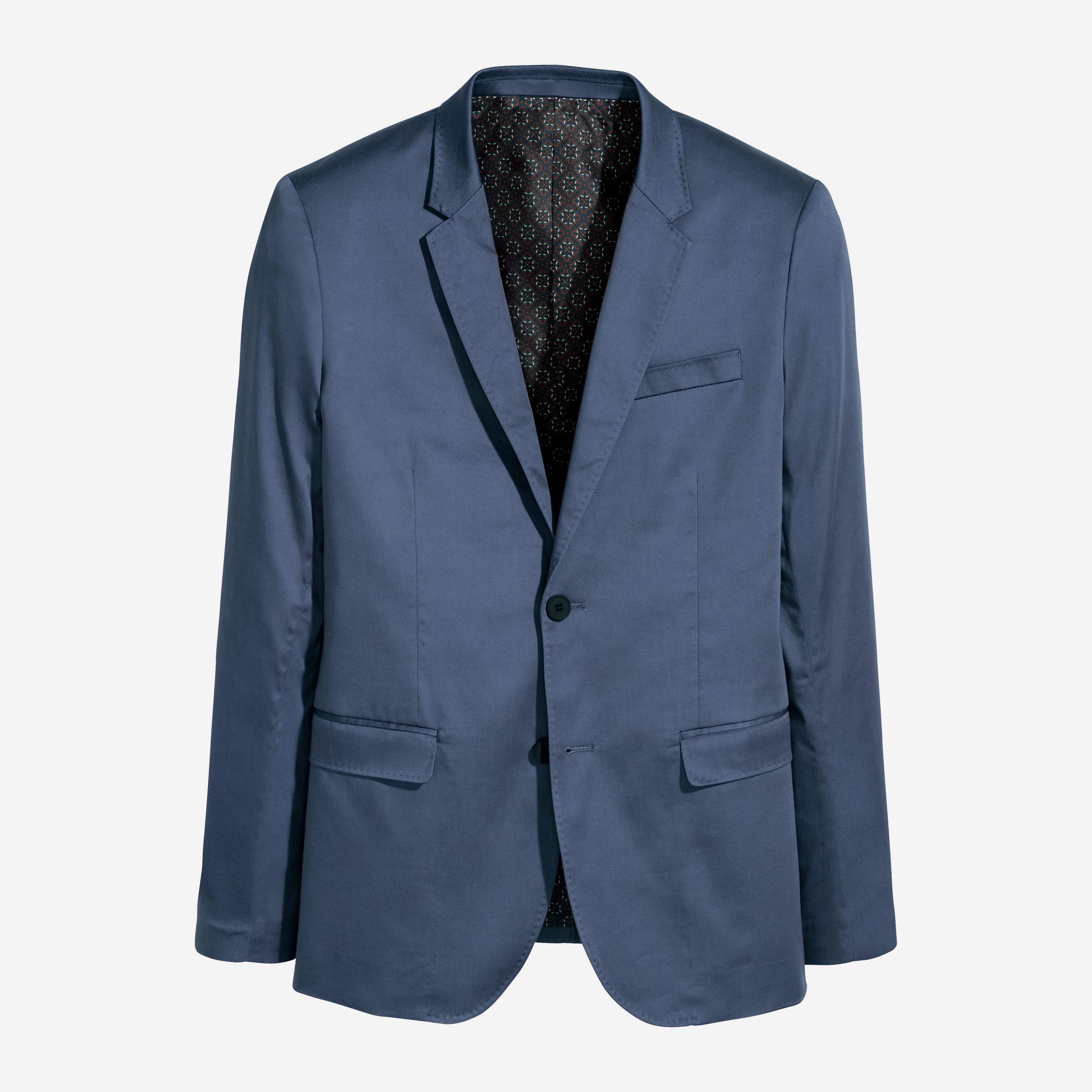 

Пиджак H&M XAZ181079JCRQ  Темно-синий, Пиджак H&M XAZ181079JCRQ 44 Темно-синий