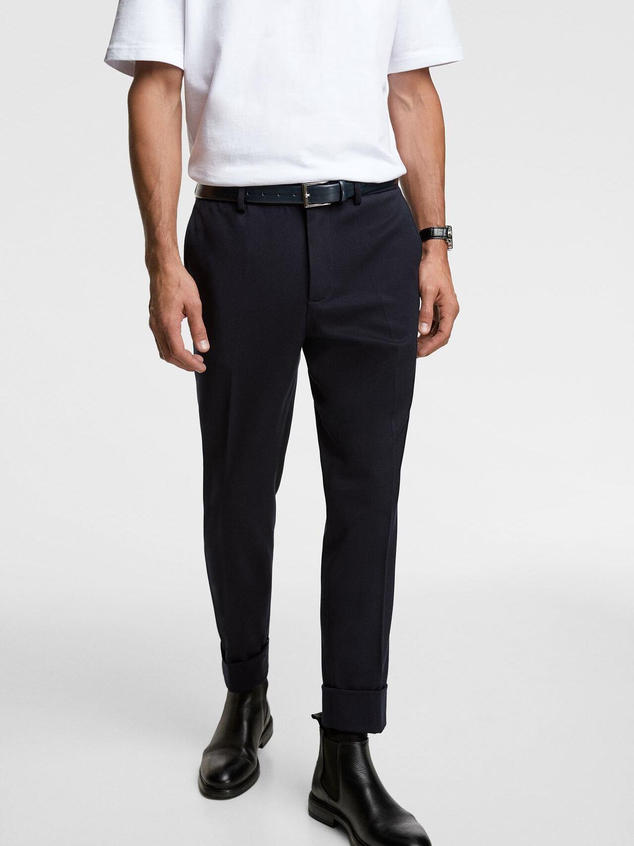 

Брюки Zara XAZ134786MWBE  Темно-синие, Брюки Zara XAZ134786MWBE 36 Темно-синие