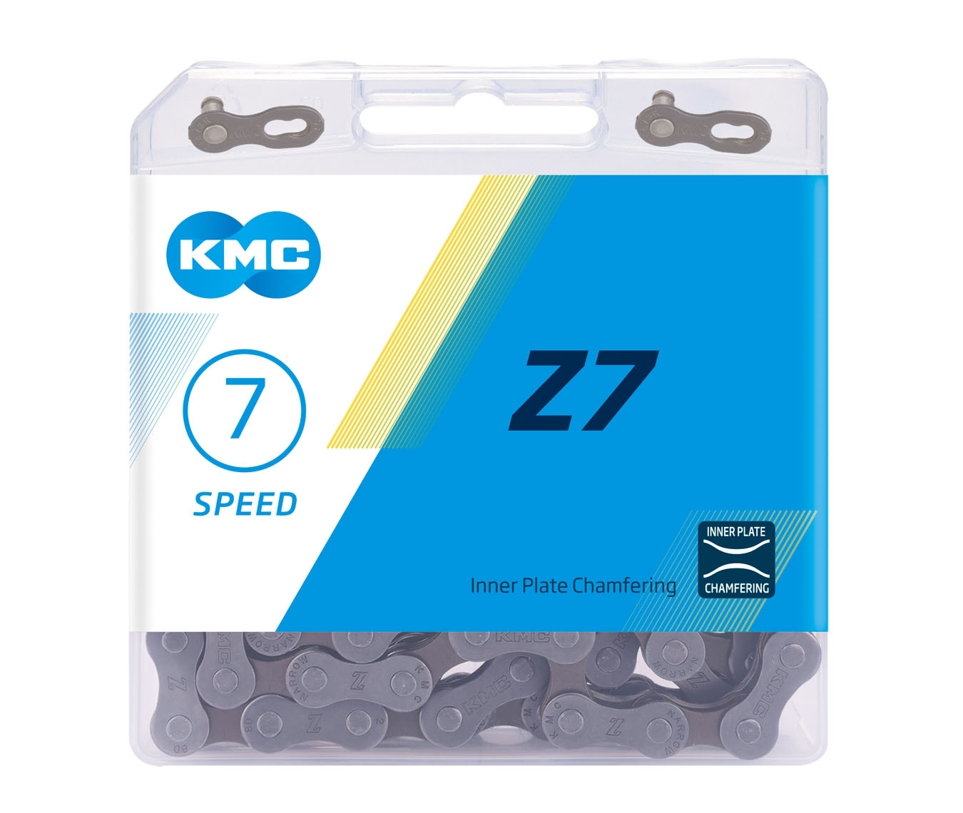 

Цепь 7 ск. 114зв. gray/brown KMC Z-7 с замком NEW BOX