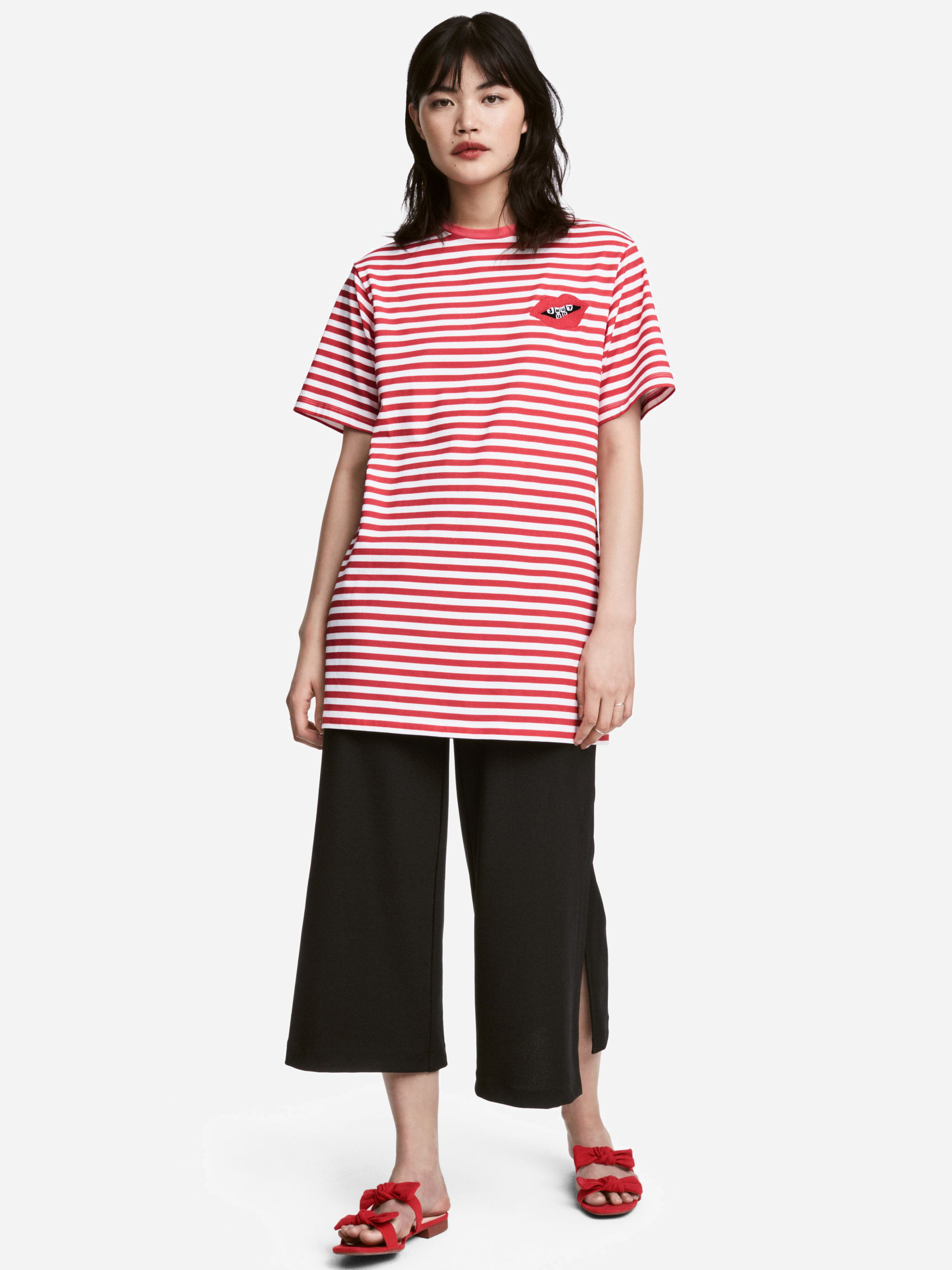 

Футболка H&M 5744011bar  Красная, Футболка H&M 5744011bar 36 Красная