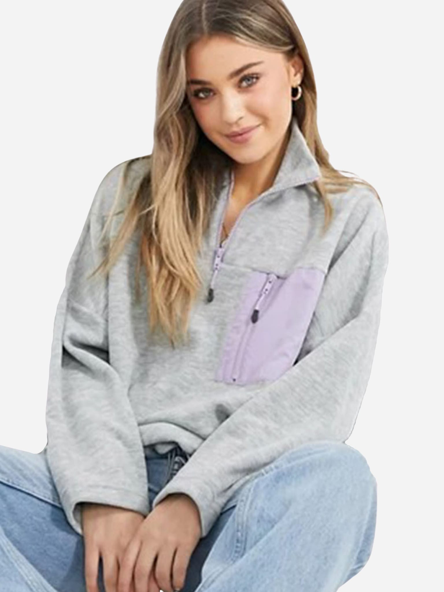 

Толстовка Monki 6940470bar  Серая, Толстовка Monki 6940470bar M Серая