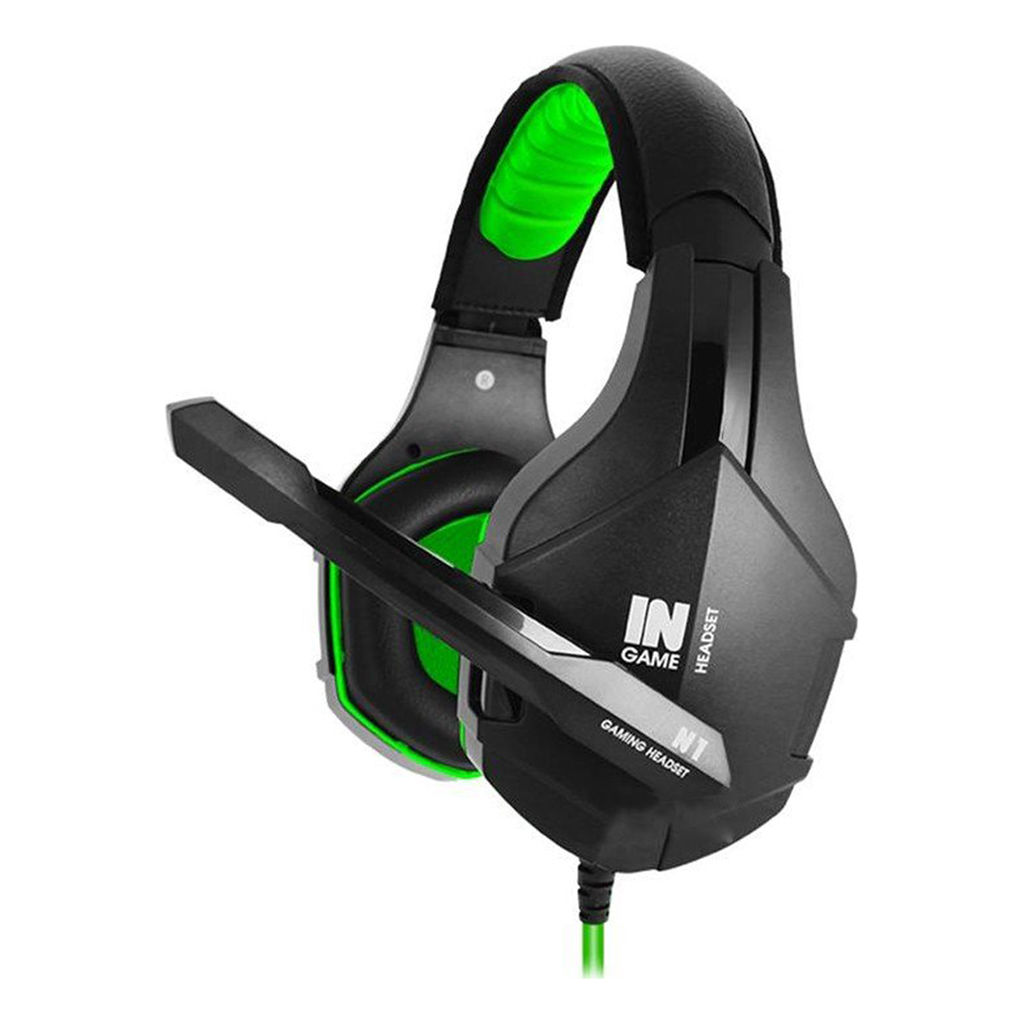 

Наушники GEMIX N1 black/green Gaming