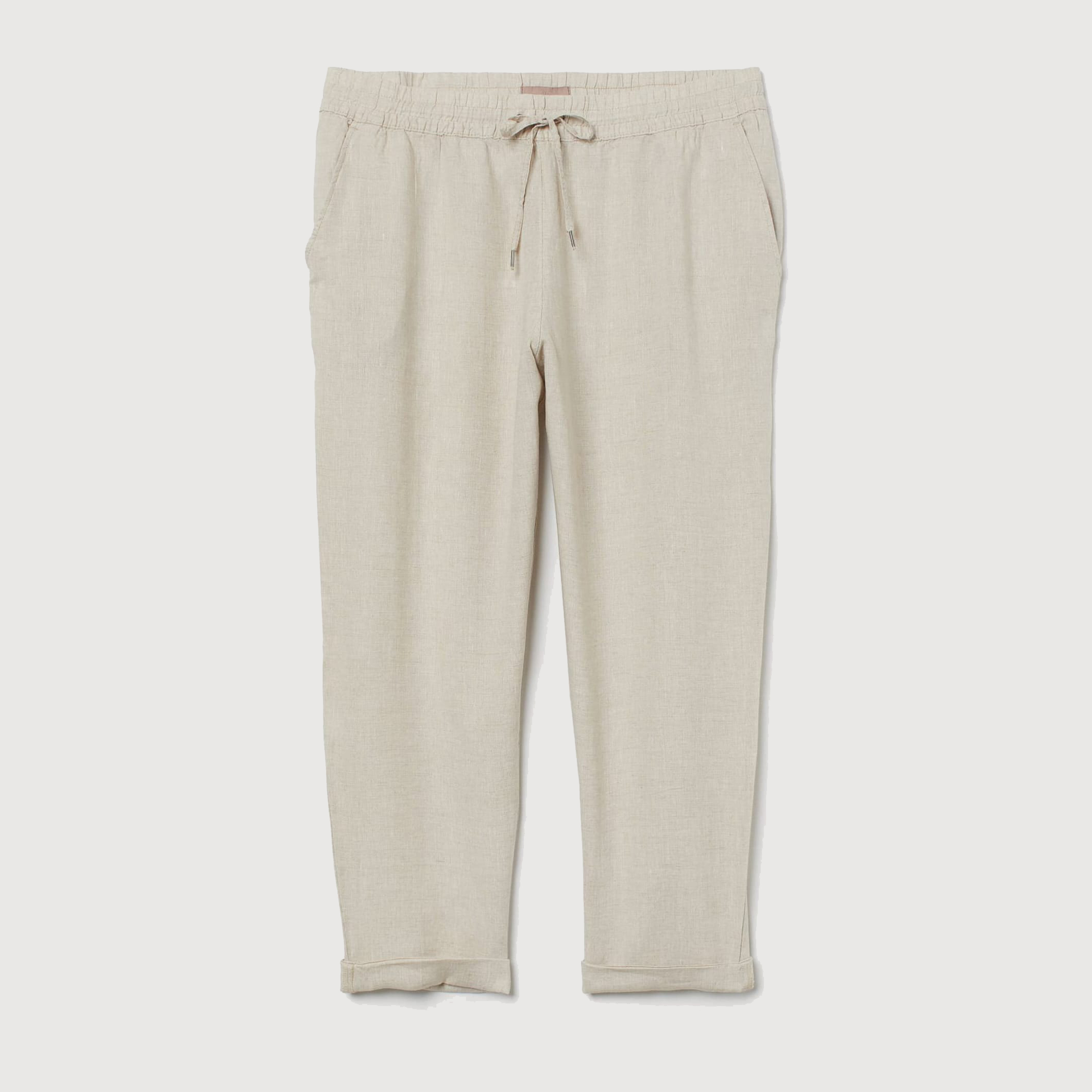 

Брюки H&M 7573471log XXL Светло-бежевые