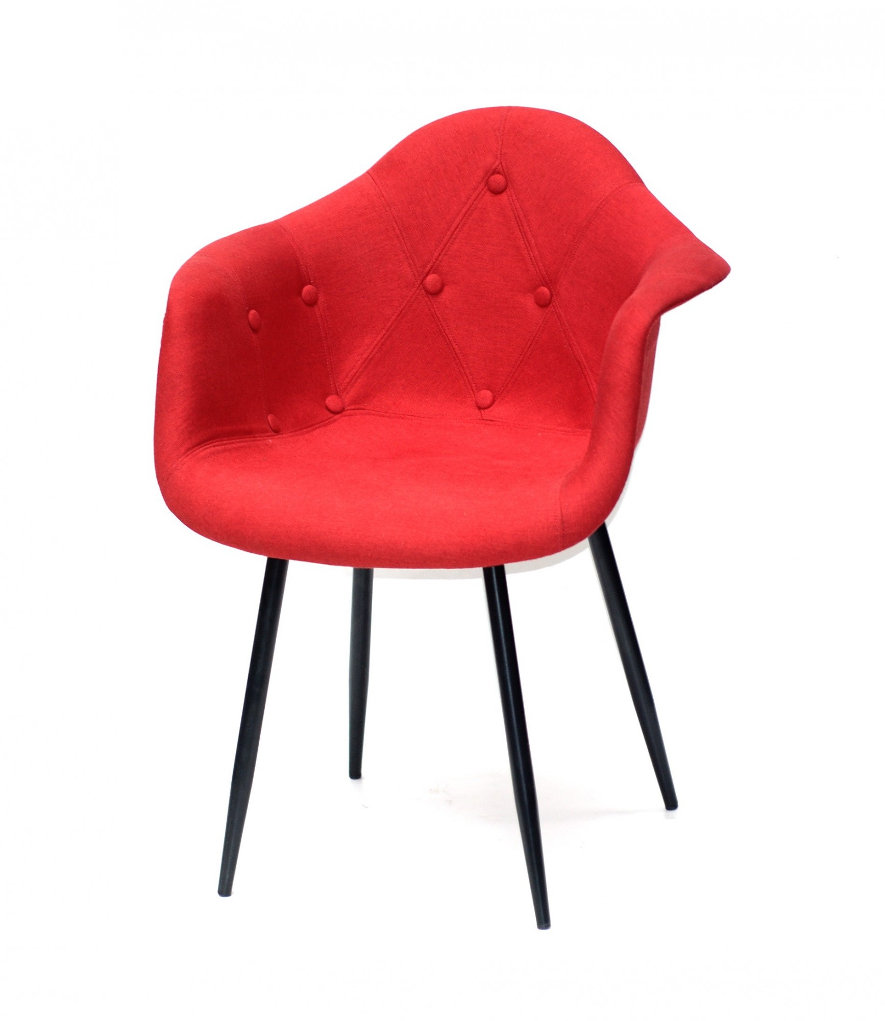 

Стул обеденный Onder Metal LEON SOFT ВИСКОЗА красный К-9 METAL - BK