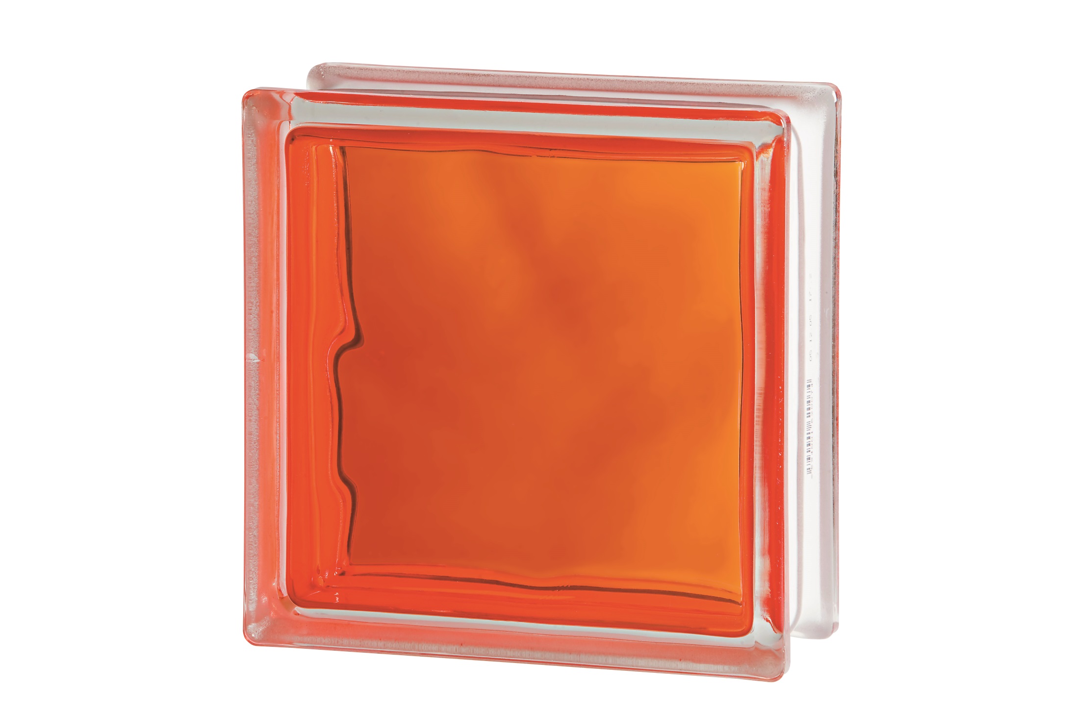 

Стеклоблок Seves Brilly Orange Wave 1919/8 190х190х80 Прозрачный Оранжевый